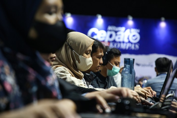 CHUTOGEL Data Statistik dari Kompas Quick Count Pemilu